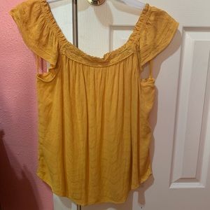 Mustard blouse
